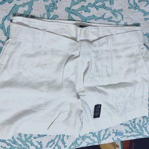 White Linen Ralph Lauren Shorts